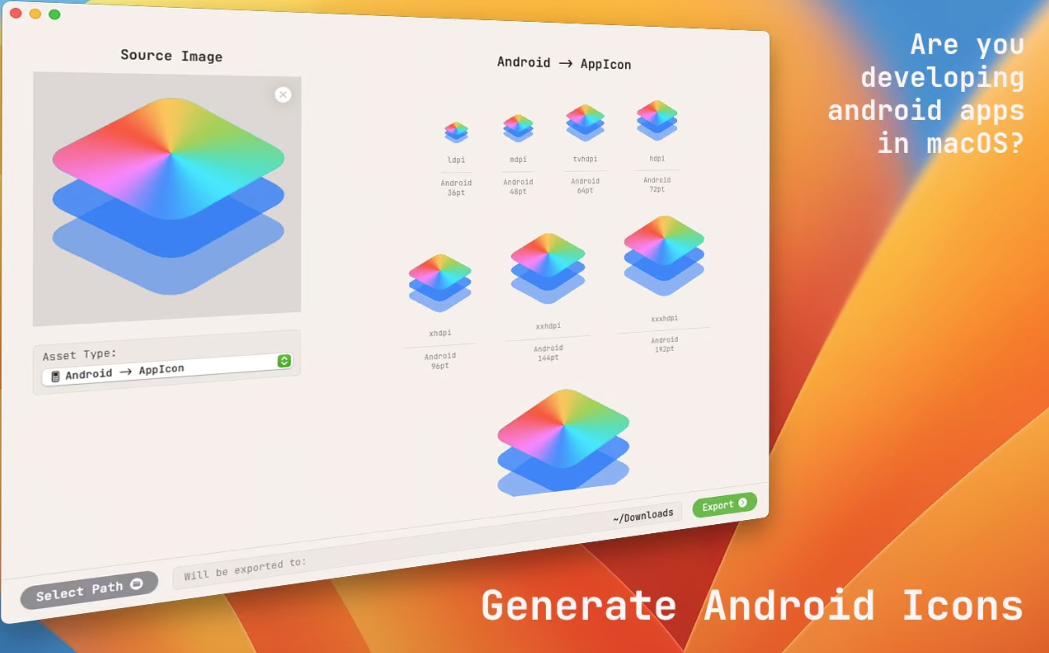 AssetsGen for Mac v2.2激活版 开发者创建图标工具插图1 AssetsGen for Mac v2.2激活版 开发者创建图标工具