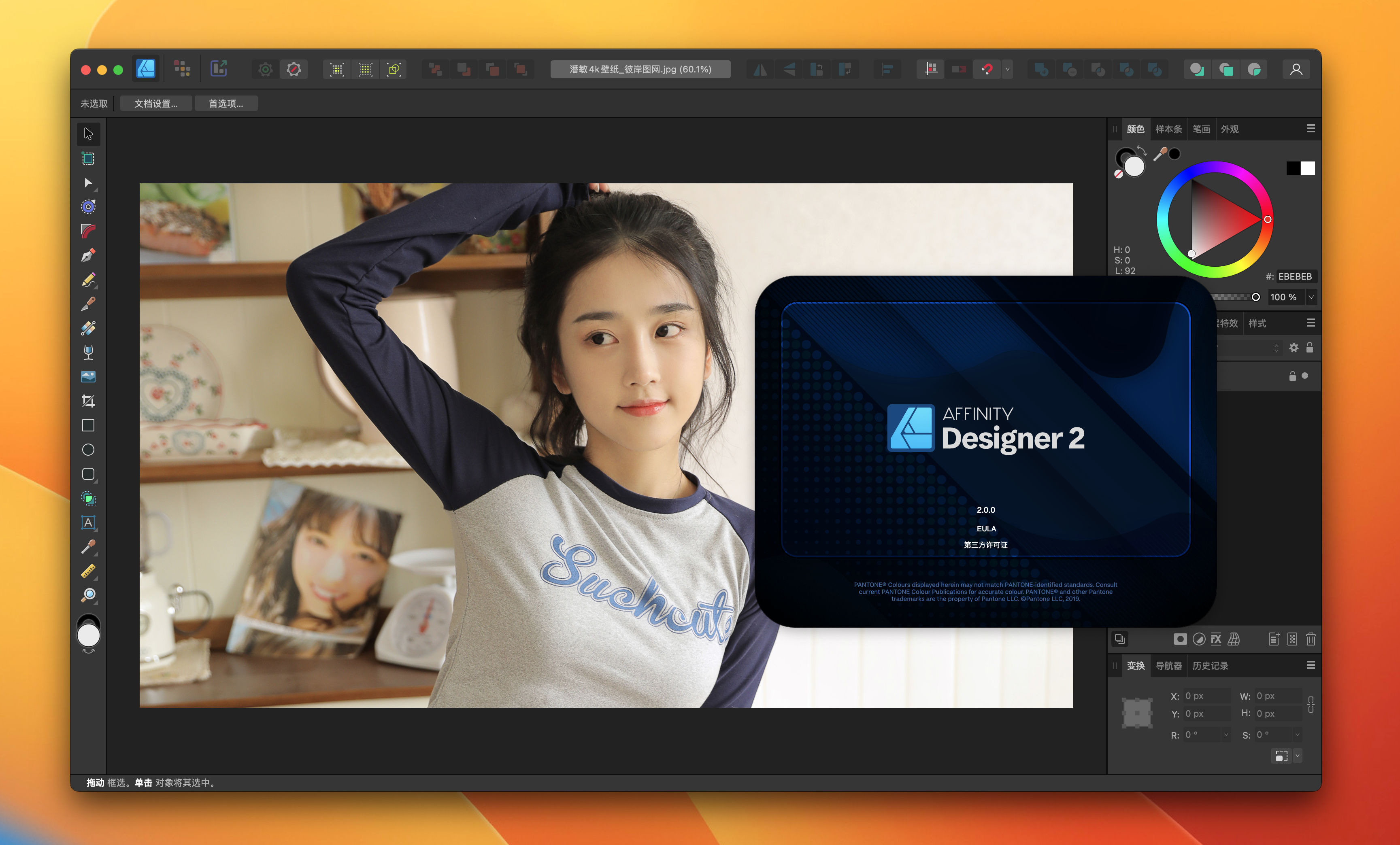 Affinity Designer for Mac v2.0.0中文注册版 好用的矢量图设计软件插图1 Affinity Designer for Mac v2.0.0中文注册版 好用的矢量图设计软件
