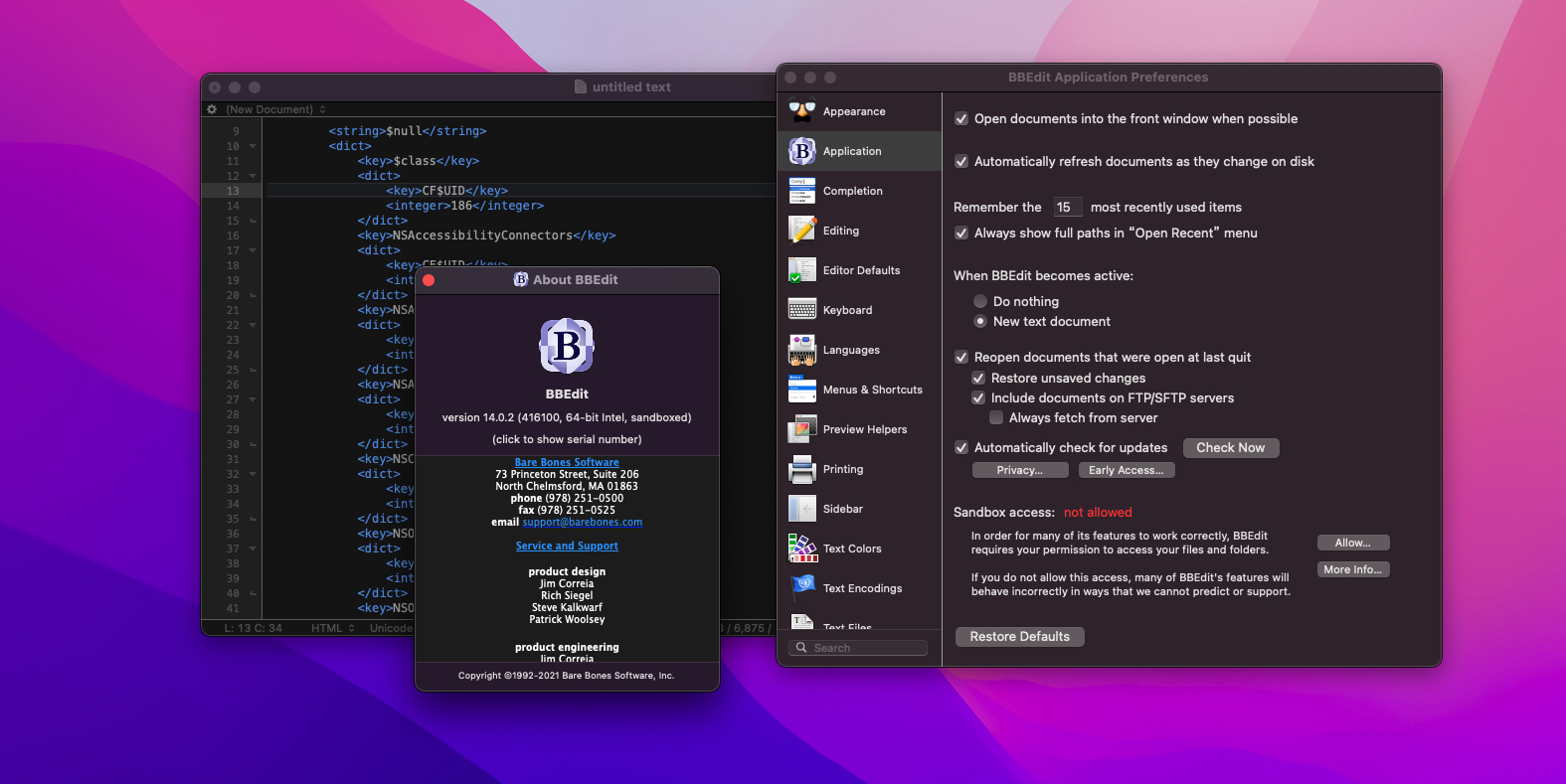 BBEdit v14.6.4 破解版 支持多种类型的代码编辑器插图 BBEdit v14.6.4 破解版 支持多种类型的代码编辑器