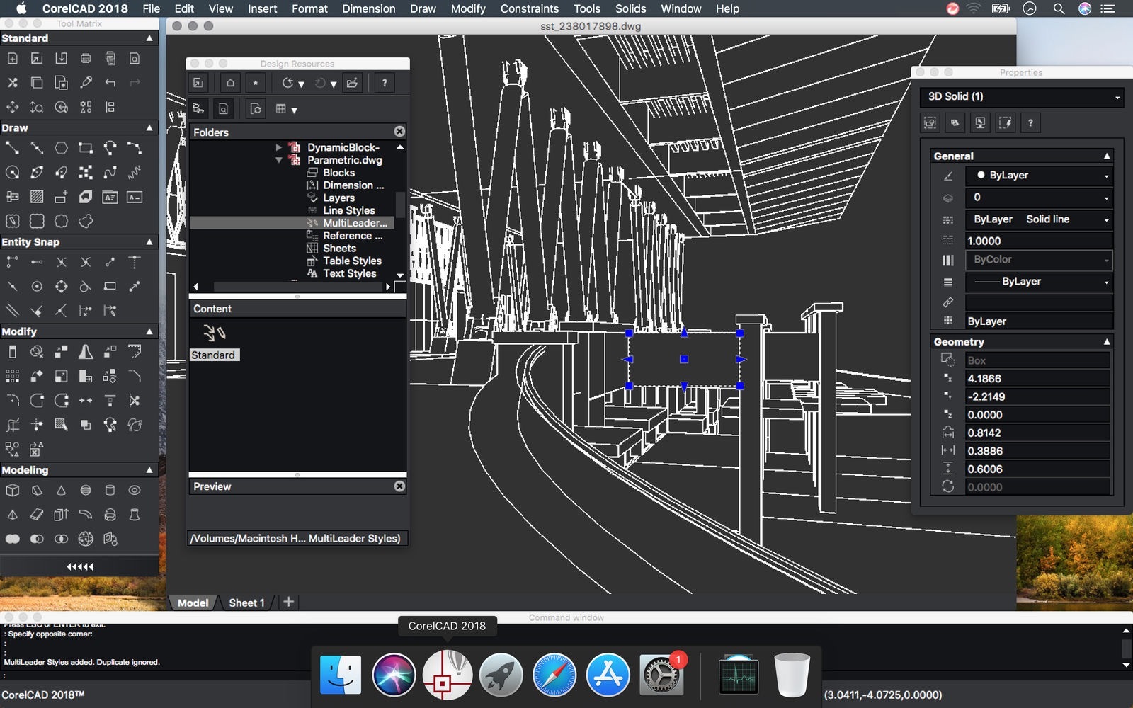 CorelCAD 2021.2.1.3515 中文破解版 2D制图和3D设计工具插图1 CorelCAD 2021.2.1.3515 中文破解版 2D制图和3D设计工具