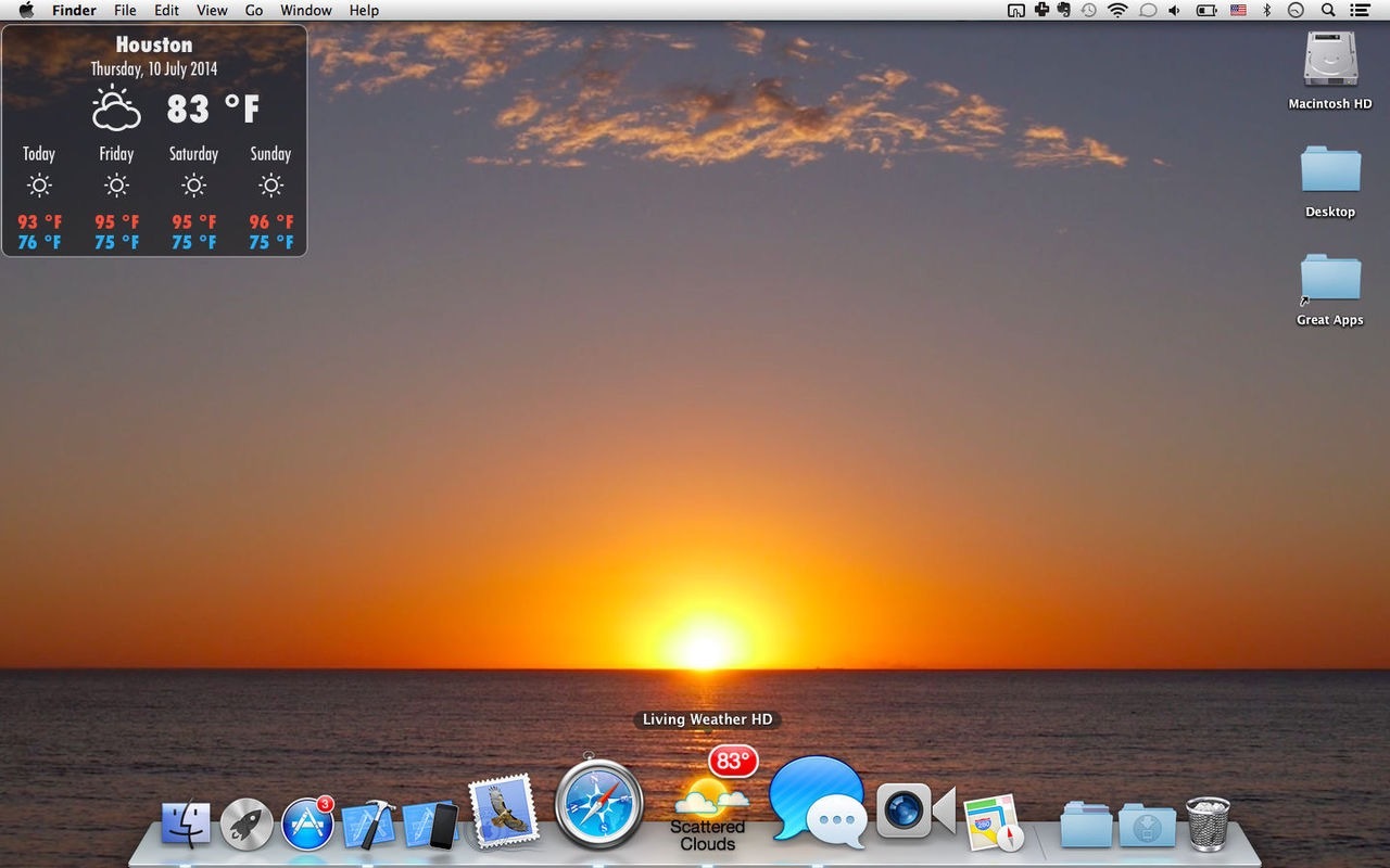 Living Weather HD 4.4.4 天气预报软件