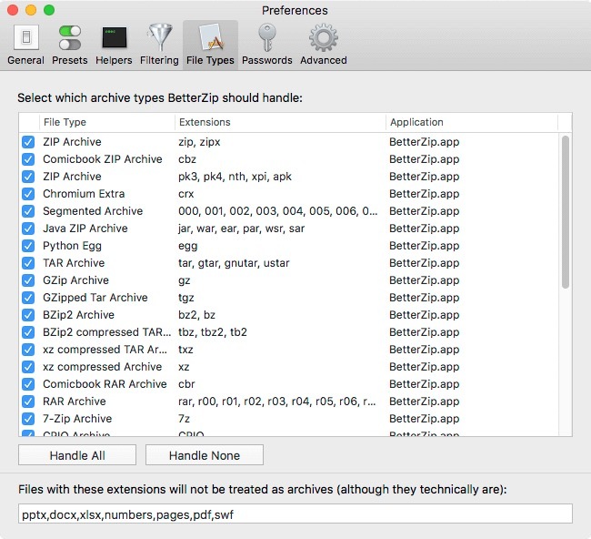 BetterZip 5.0b11 快速的压缩工具