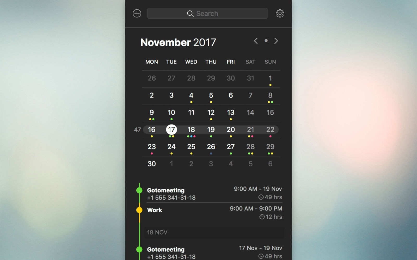 Calendarique 4.1 状态栏的日历小插件