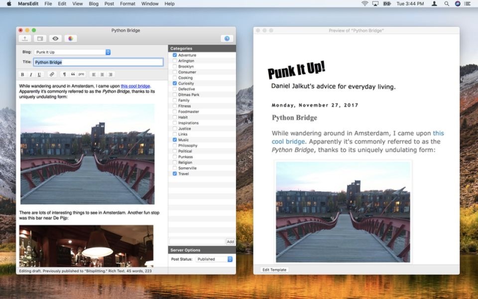 MarsEdit 4.4.7 博客写作软件插图 MarsEdit 4.4.7 博客写作软件