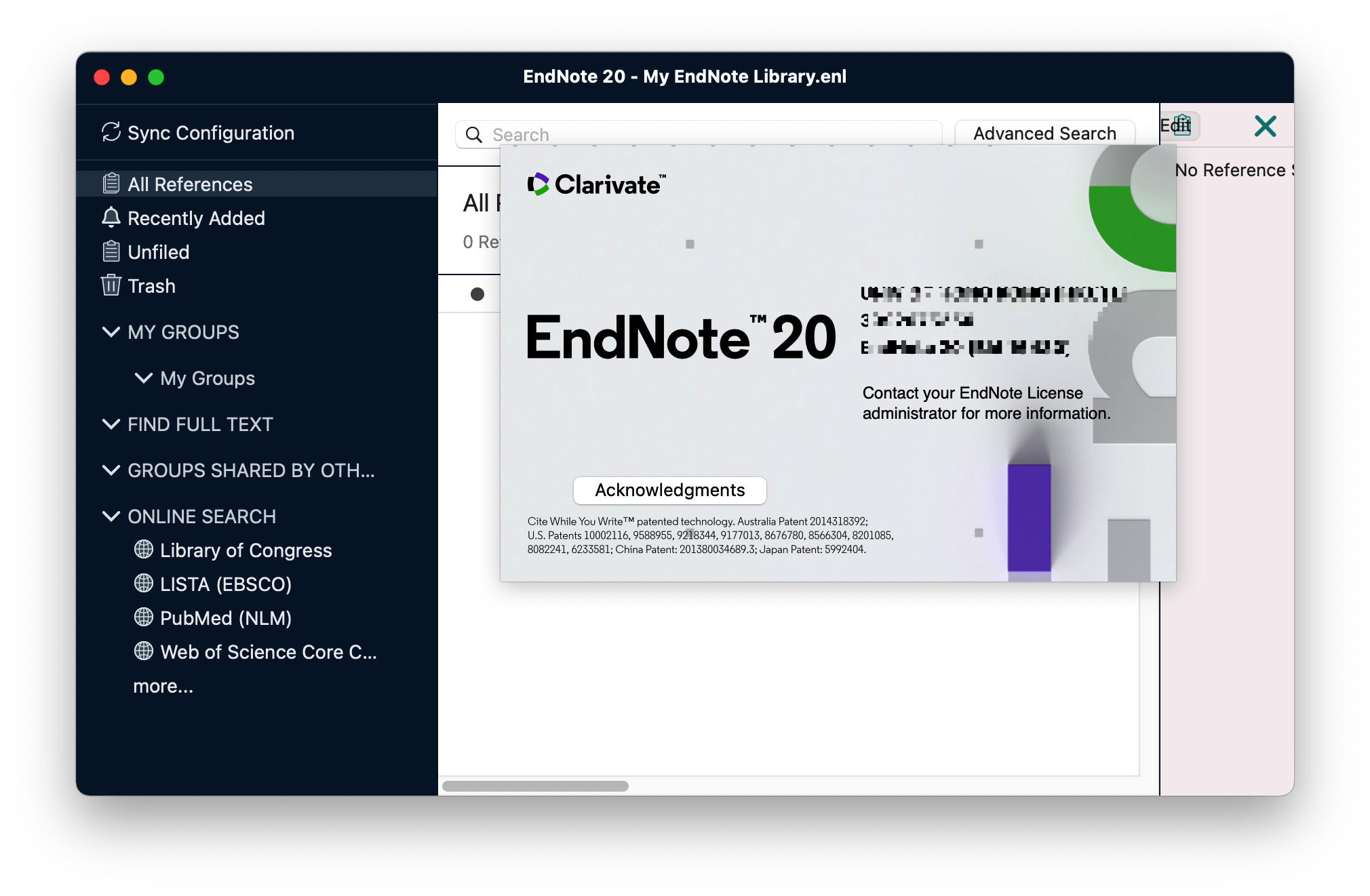 EndNote 20.0.0.16480 破解版 文献论文管理软件