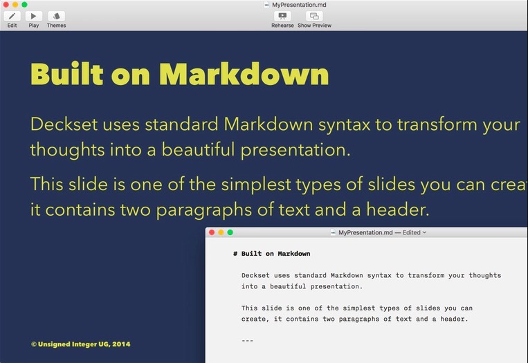 Deckset 2.0.14 幻灯片制作工具
