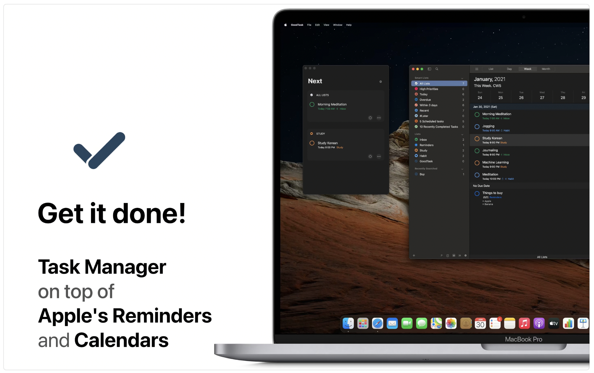 计划提醒任务管理工具 – GoodTask for Mac v6.7.1 中文破解版插图1 计划提醒任务管理工具 – GoodTask for Mac v6.7.1 中文破解版