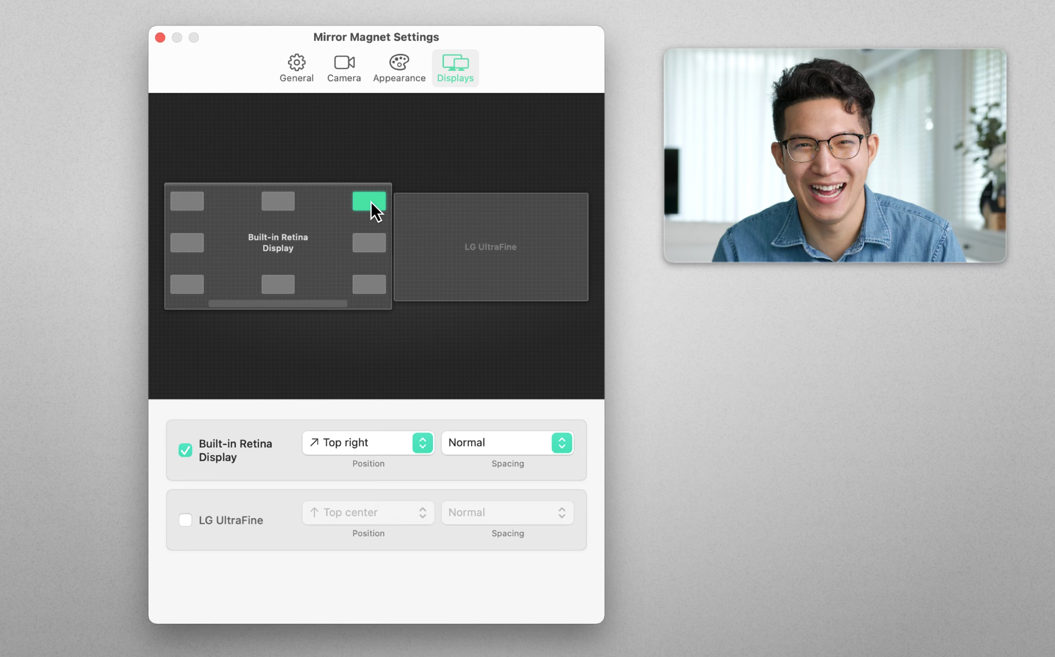 Mirror Magnet for mac v1.2激活版 强大的摄像头工具
