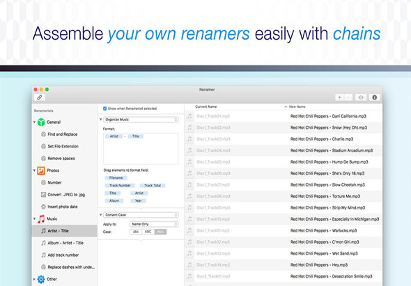 Renamer for Mac v6.1.1中文激活版 文件批量重命名软件
