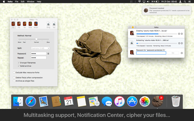 keka 1.1.21 macOS 压缩文件管理器