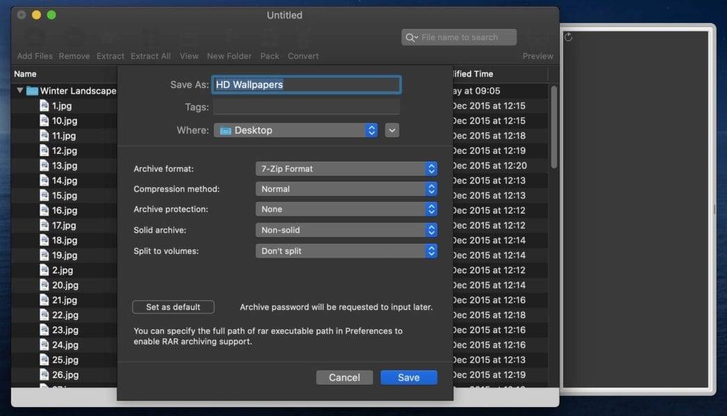 iPack 2.3.5 一款好用且很萌的解压缩工具