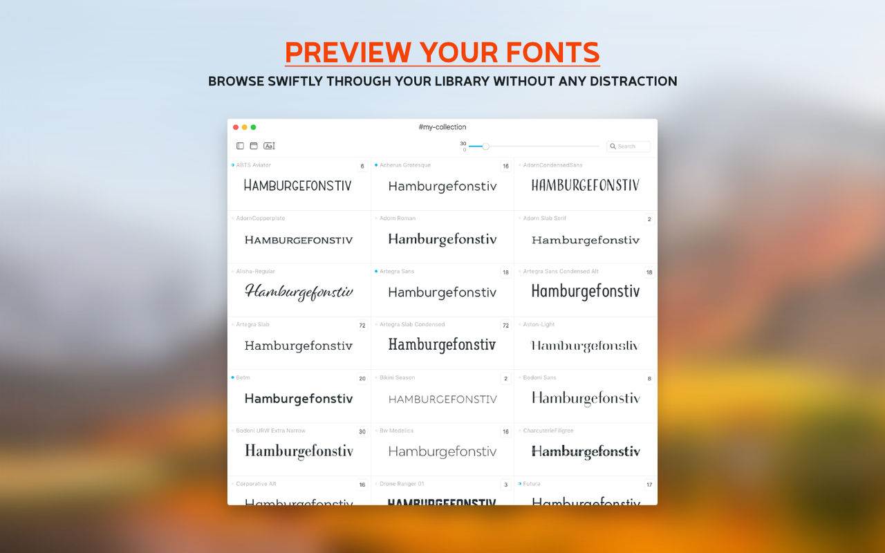 Typeface 2.6.4 (2003) 字体管理软件