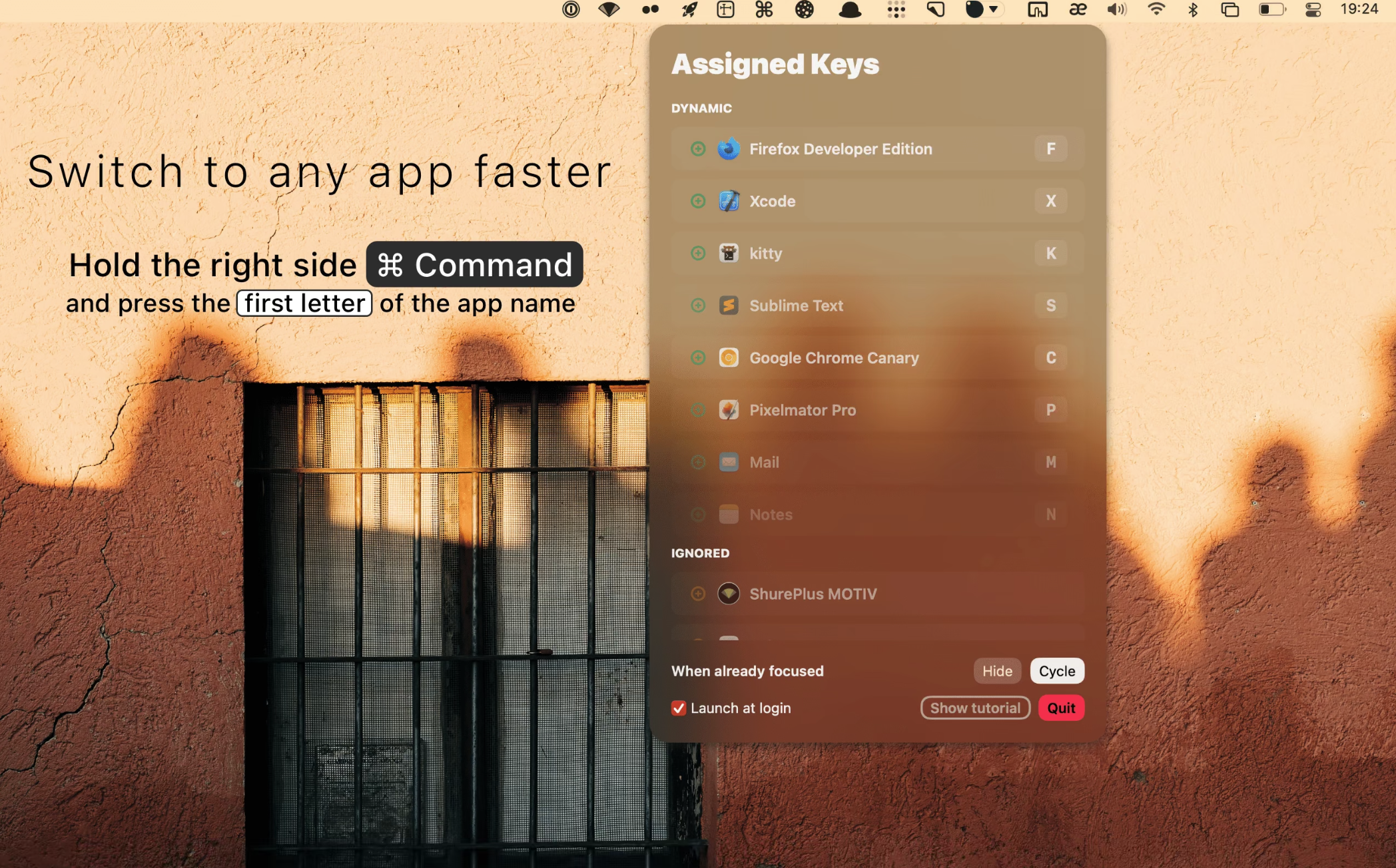 rcmd – App Switcher for mac v2.2.0激活版 快速切换应用工具