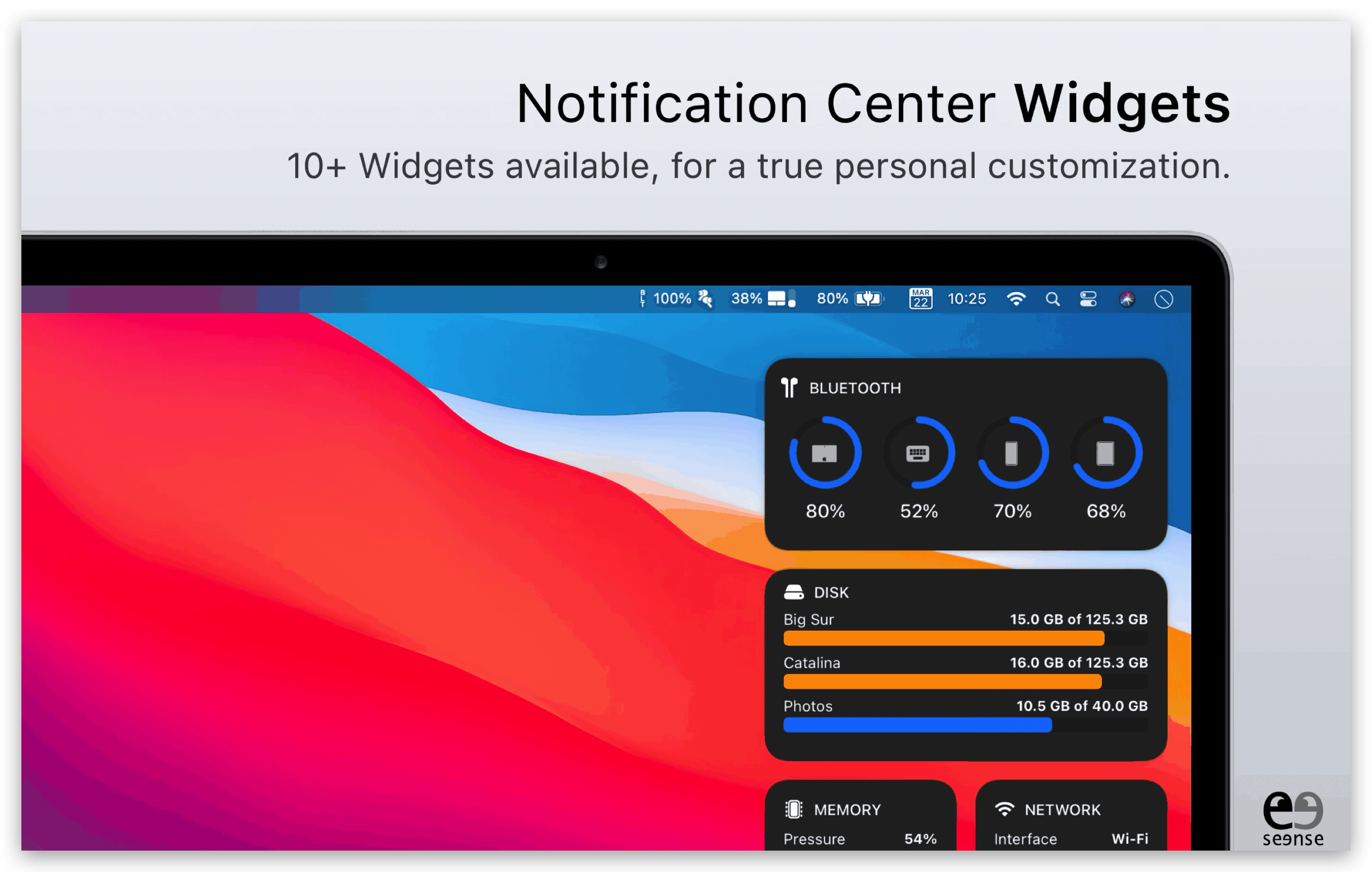 MenuBar Stats 3.6 菜单栏系统监视器