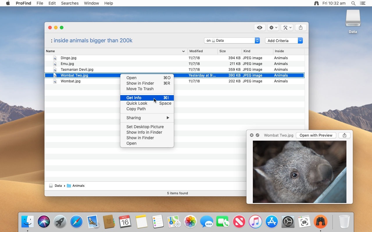 ProFind for Mac 1.8.3 (1807) 功能强大的文件搜索工具