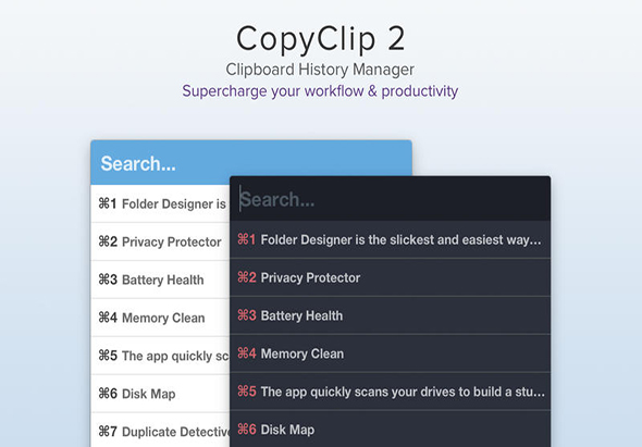 CopyClip 2.9.98.4 专业Mac剪切板管理工具插图 CopyClip 2.9.98.4 专业Mac剪切板管理工具
