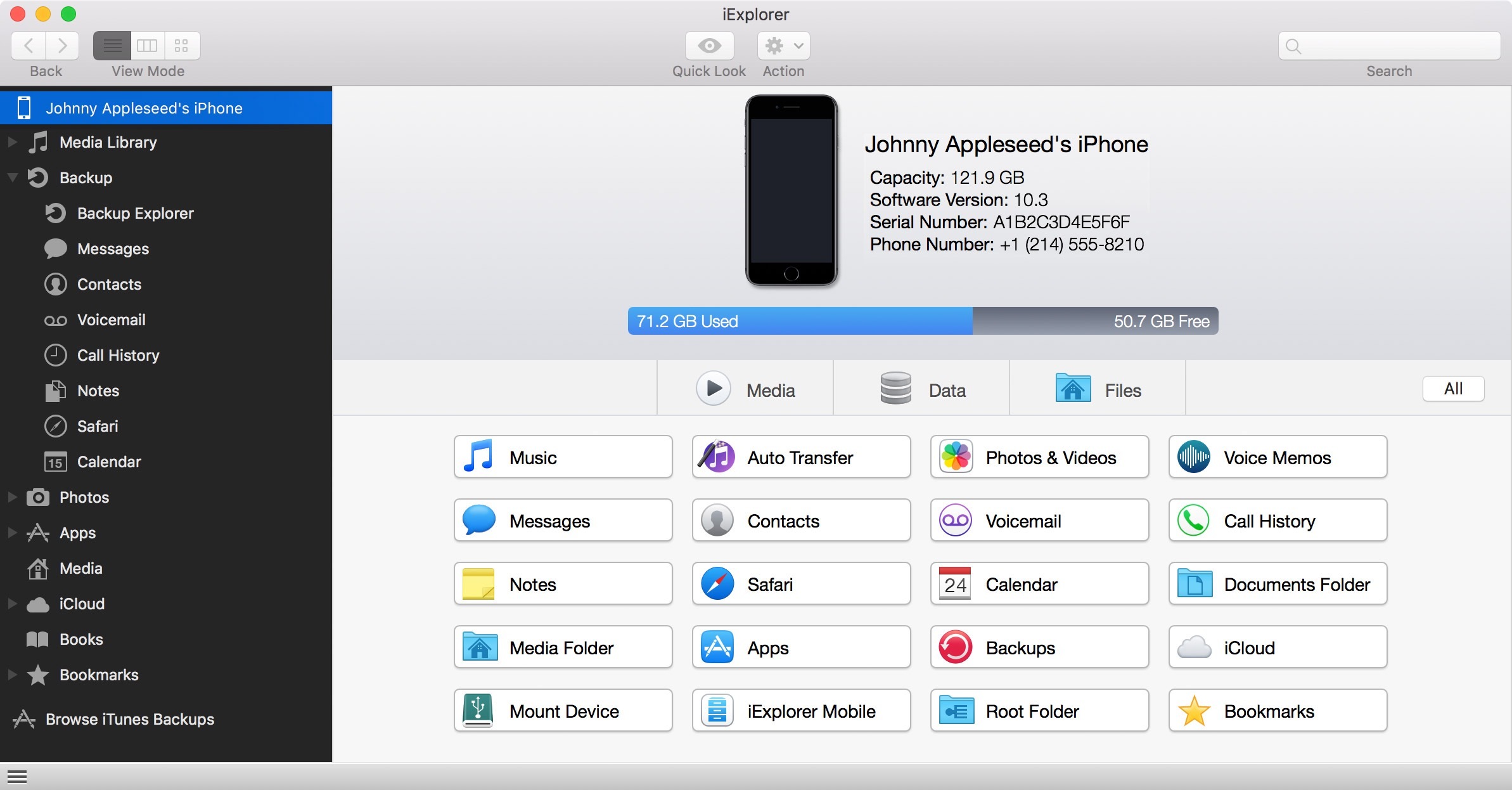 iExplorer 4.4.0 iOS资源管理器插图1 iExplorer 4.4.0 iOS资源管理器