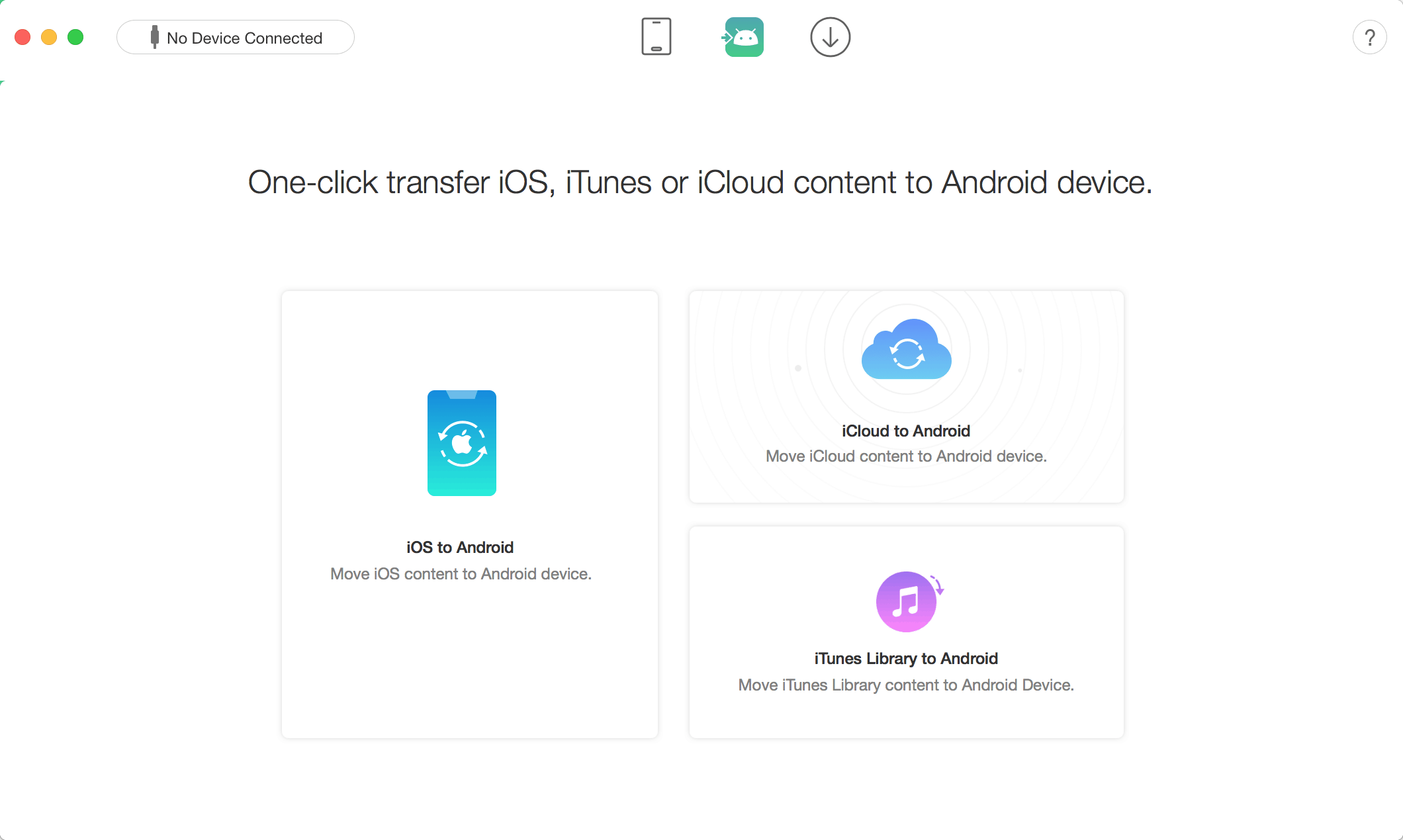 Anytrans for Android 7.3.0 (20200722) Mac平台Android手机助手
