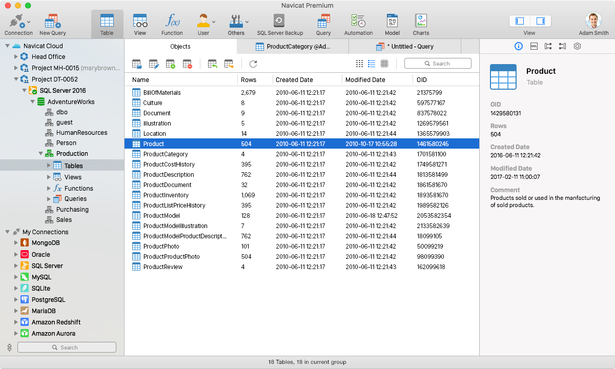 Navicat Premium 15.0.29 中文破解版 强大的数据库管理工具