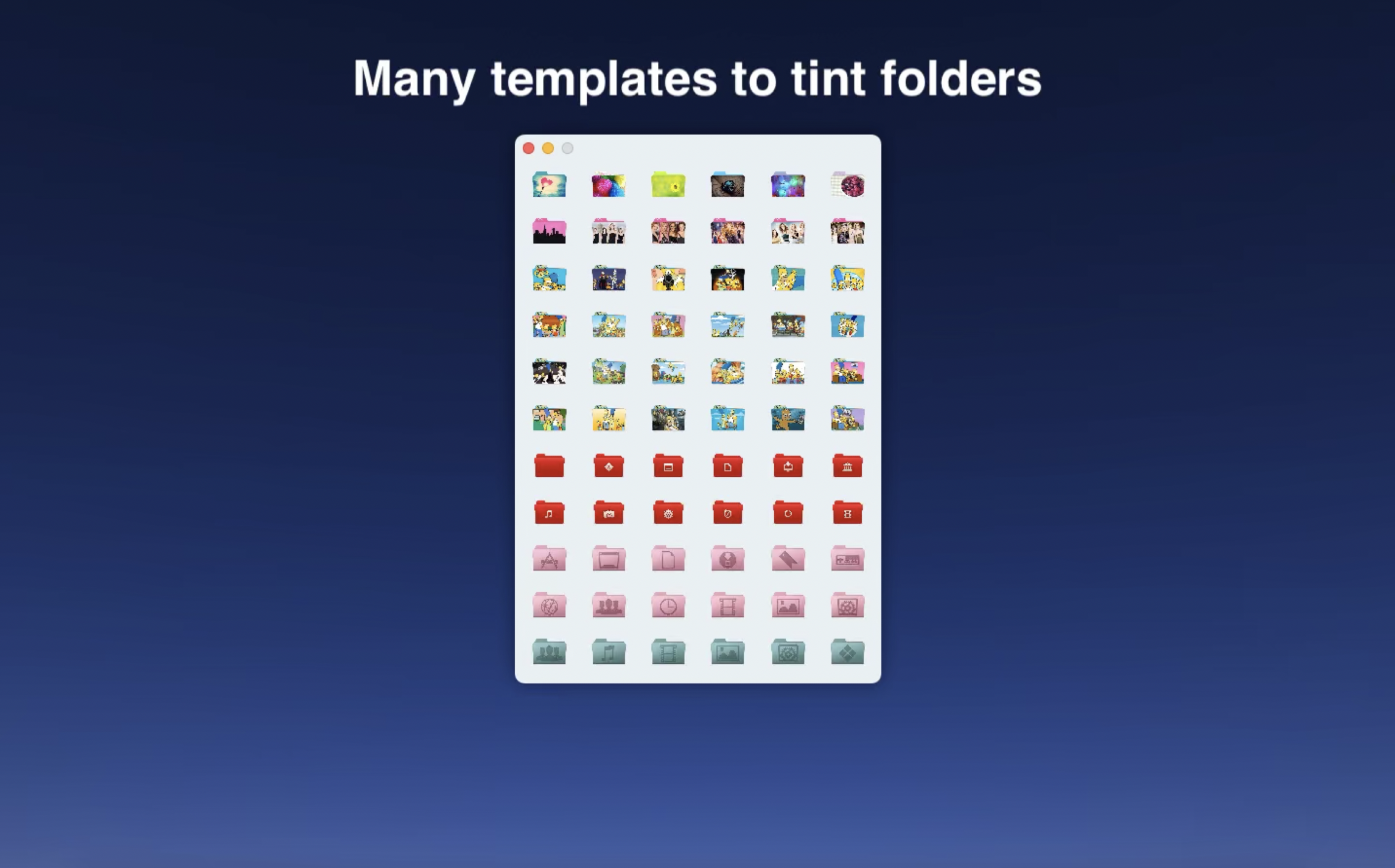 Color Folder for Mac v3.3 中文激活版 文件夹设计工具