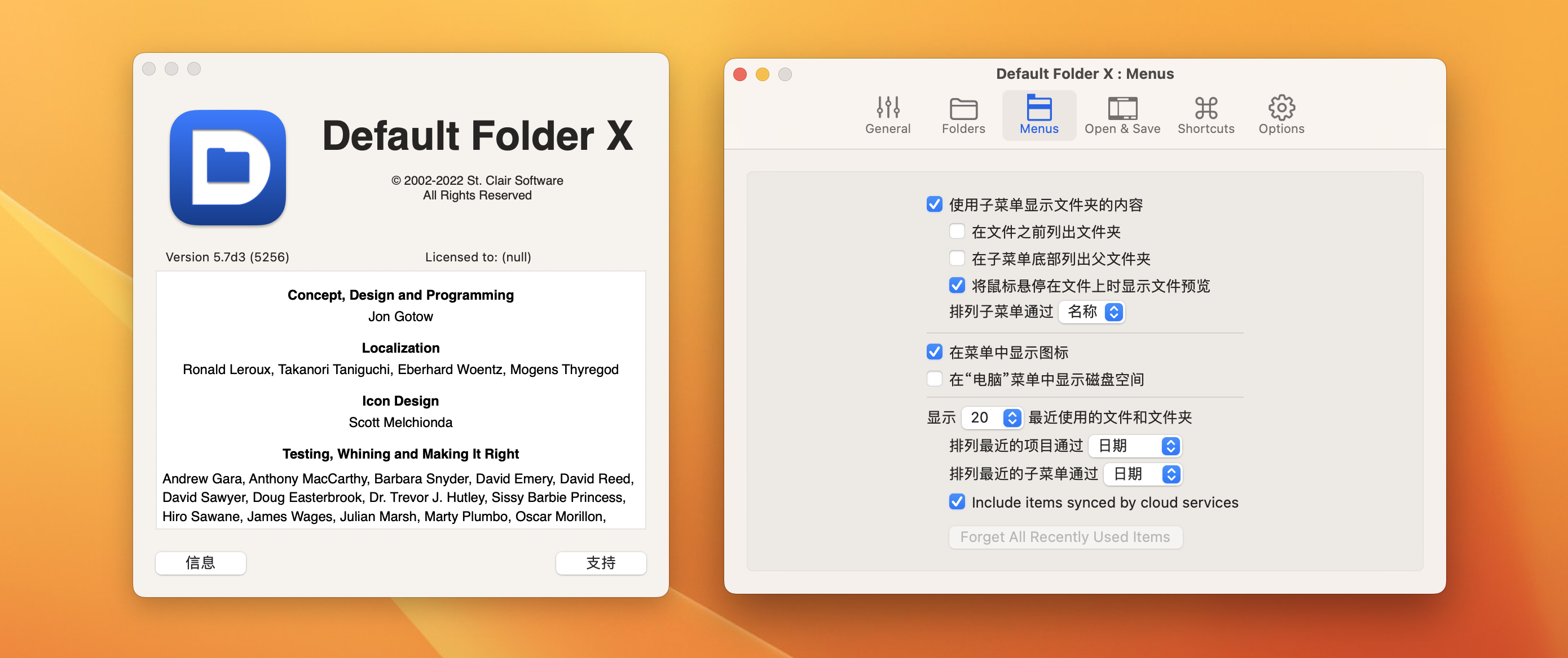 Default Folder X v5.7.d3(5256) 破解版 实用的Finder增强工具