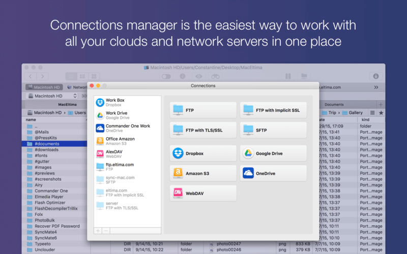Commander One Pro 2.4.1(3176) 资源管理器 文件管理 第2张-Mac毒 Commander One Pro 2.4.1(3176) 资源管理器