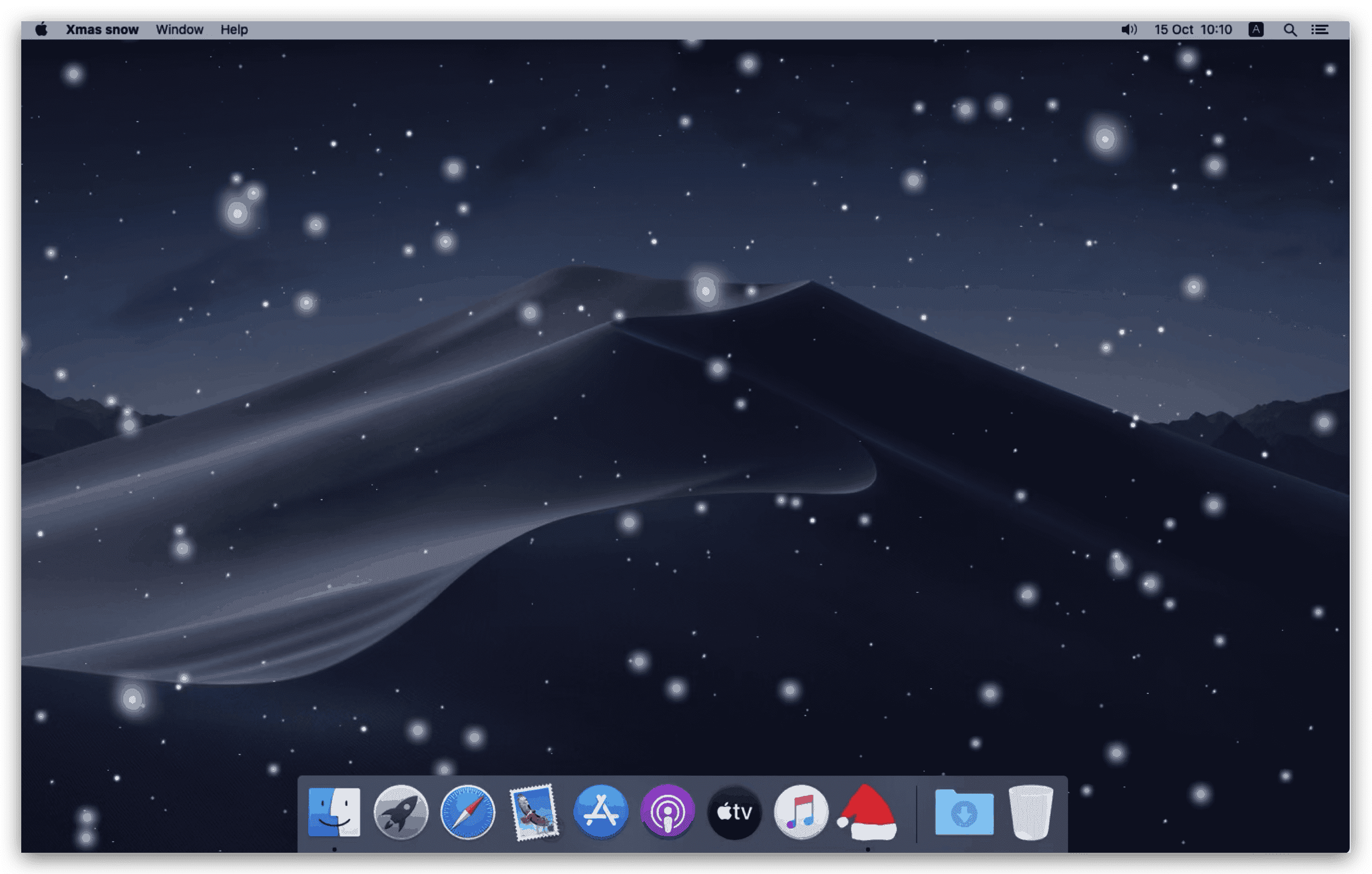 Xmas snow 1.5.3 (圣诞雪) 中文破解版 在你的Mac桌面上下雪
