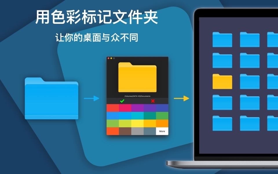 ColorFolder v1.1.1 中文破解版 批量文件夹颜色修改插图 ColorFolder v1.1.1 中文破解版 批量文件夹颜色修改