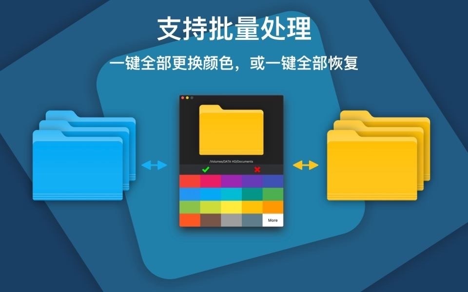 ColorFolder v1.1.1 中文破解版 批量文件夹颜色修改插图1 ColorFolder v1.1.1 中文破解版 批量文件夹颜色修改