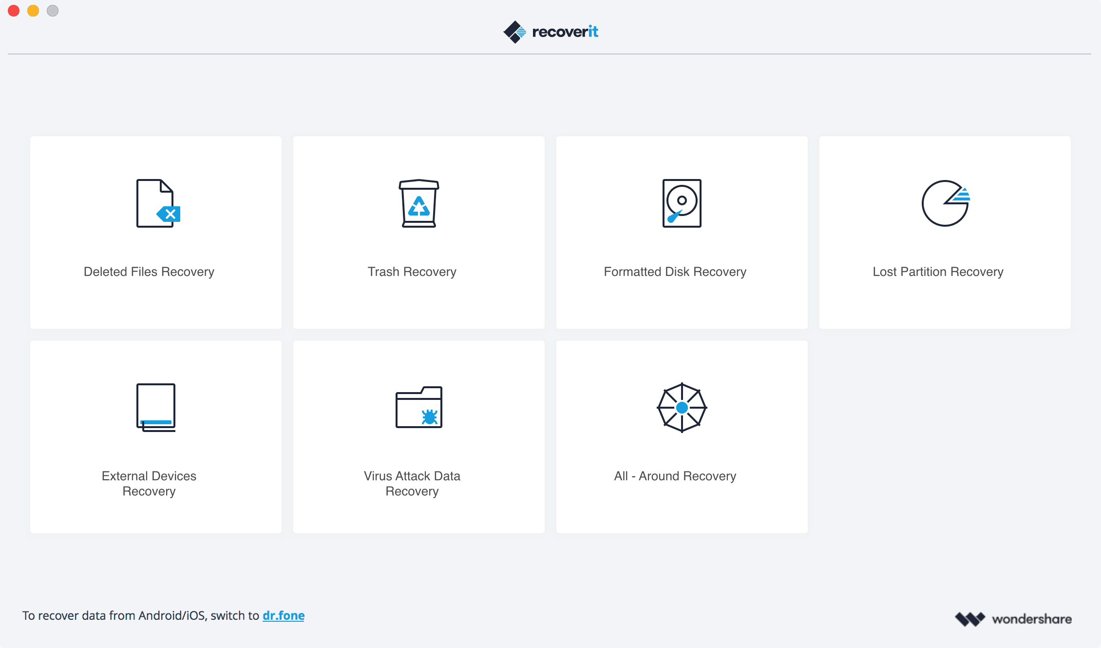 Wondershare Recoverit 8.5.3.2 数据恢复软件 备份恢复 第2张-Mac毒 Wondershare Recoverit 8.5.4.11 数据恢复软件