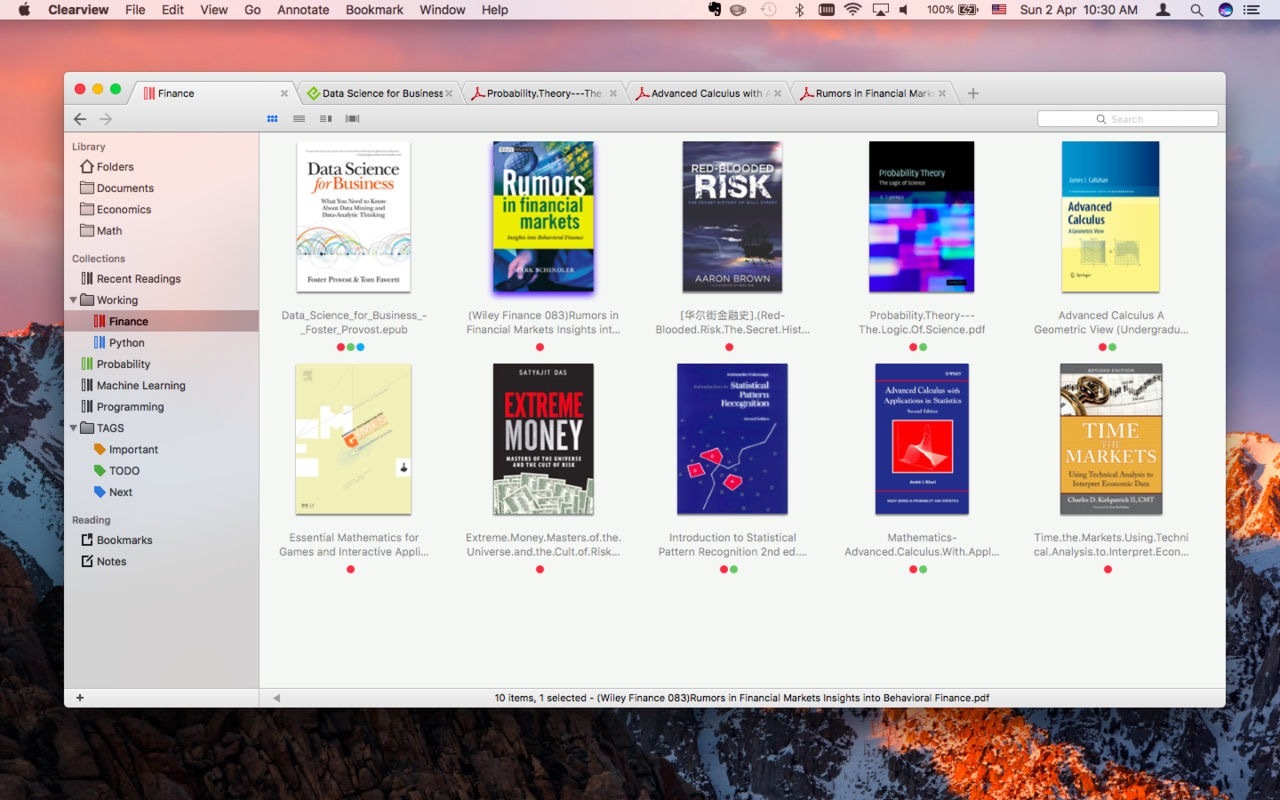 Clearview 2.3.5 中文破解版 mac电子书阅读器插图 Clearview 2.3.5 中文破解版 mac电子书阅读器