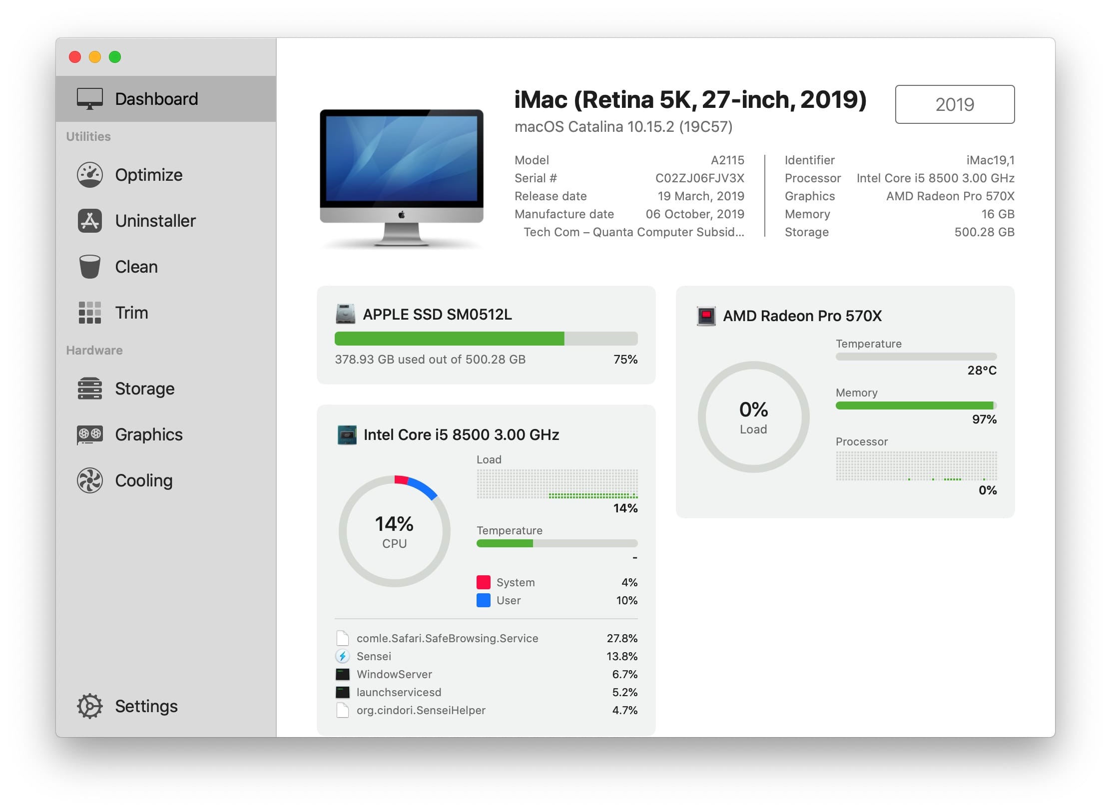 Sensei 1.1.0 Mac性能优化及清理工具 系统清理 第2张-Mac毒 Sensei 1.1.0 Mac性能优化及清理工具