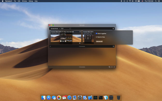 Permute 3.4.6 小巧便捷的多媒体文件格式转换器插图1 Permute 3.4.6 小巧便捷的多媒体文件格式转换器