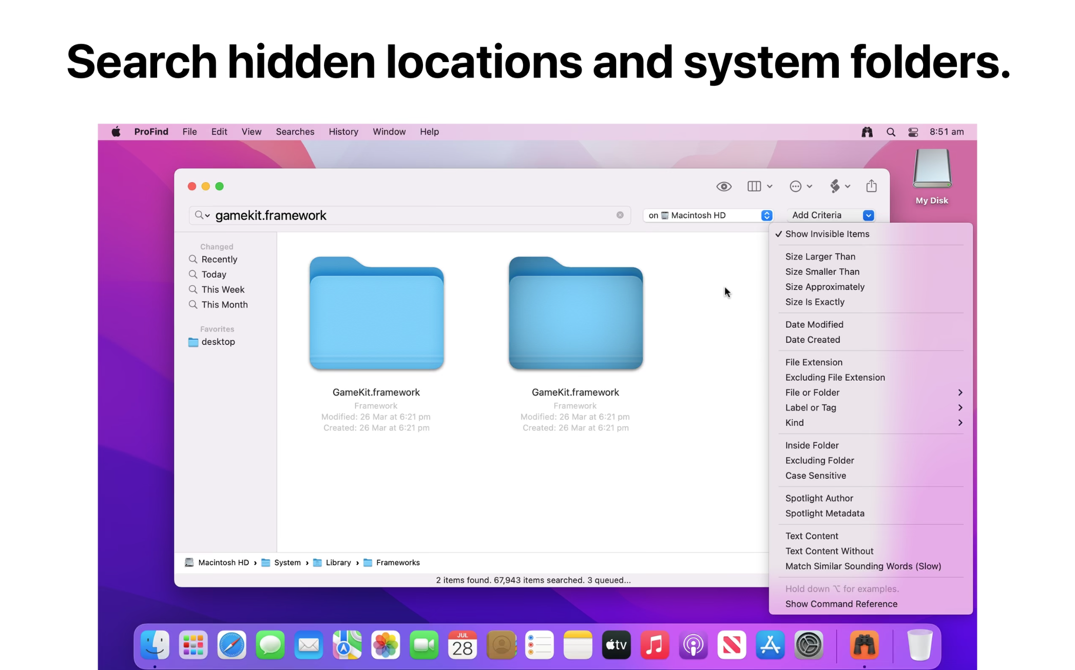 ProFind for Mac v1.17.0激活版 mac文件搜索工具插图2 ProFind for Mac v1.17.0激活版 mac文件搜索工具