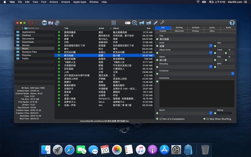 Yate 6.2.0.4 破解版 强大的音乐标签编辑管理工具插图 Yate 6.2.0.4 破解版 强大的音乐标签编辑管理工具