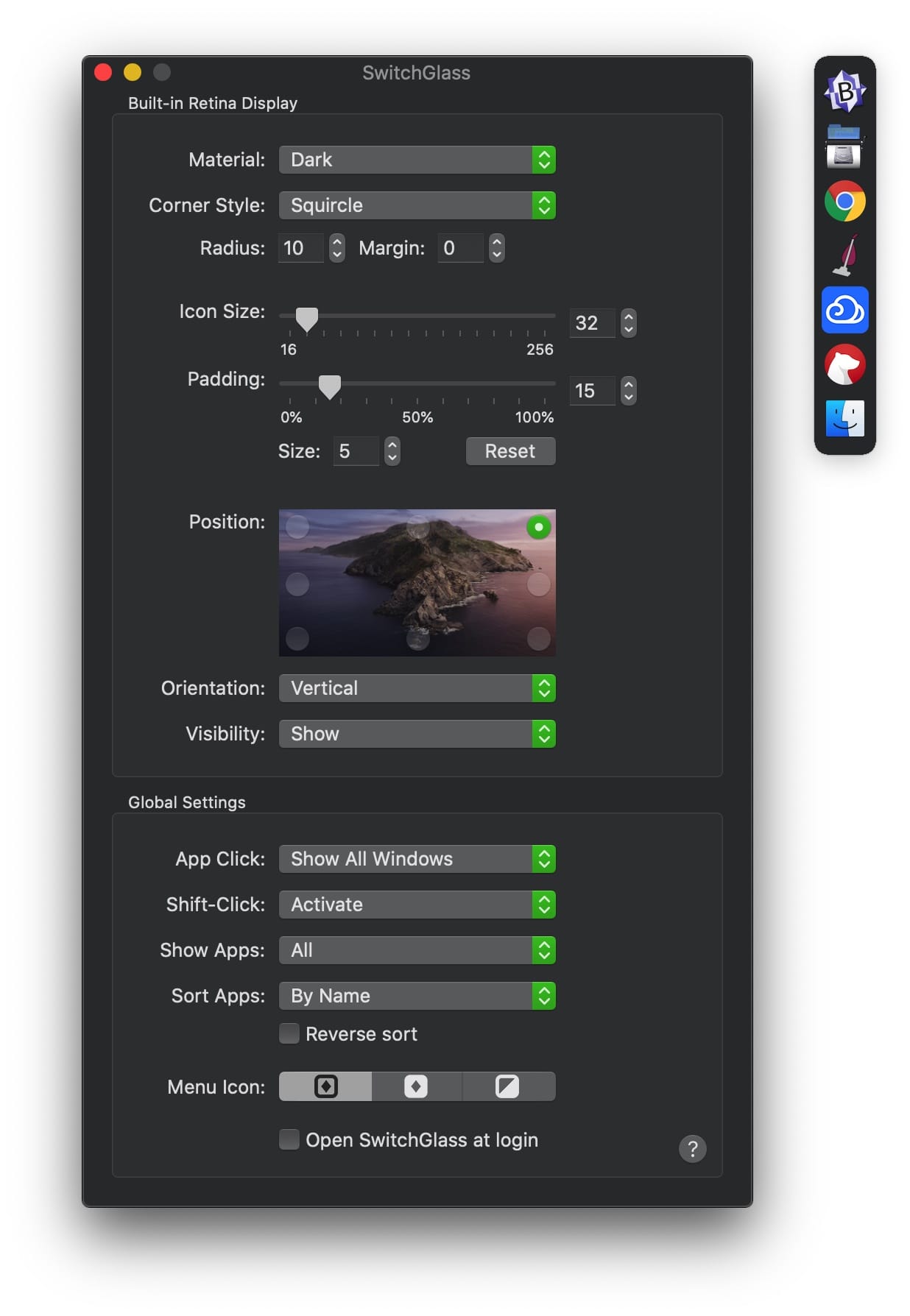 SwitchGlass 1.4.5 破解版 应用程序切换工具 系统增强 第2张- SwitchGlass 1.4.5 破解版 应用程序切换工具