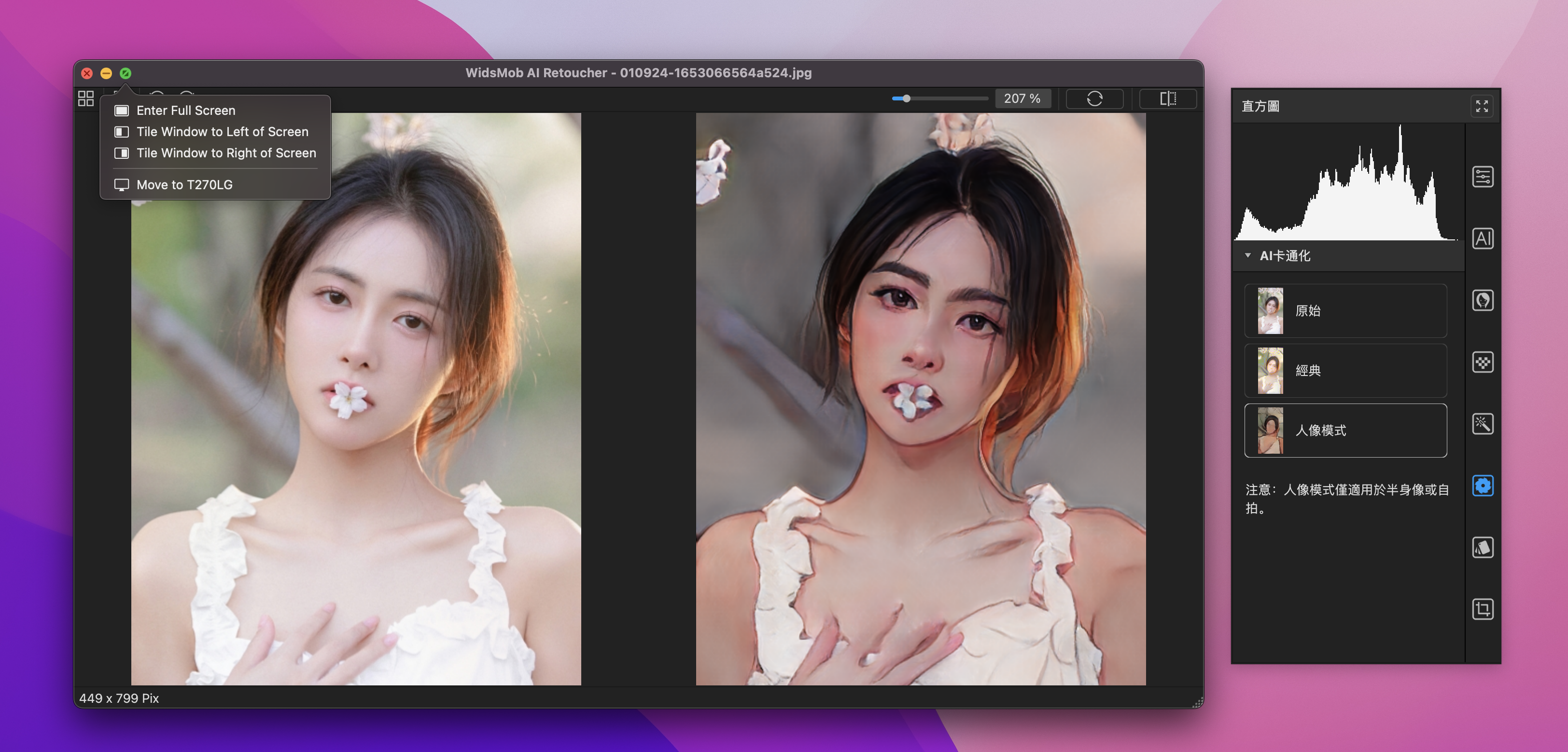 WidsMob AI Retoucher for Mac v3.12中文版 AI照片编辑工具插图2 WidsMob AI Retoucher for Mac v3.12中文版 AI照片编辑工具