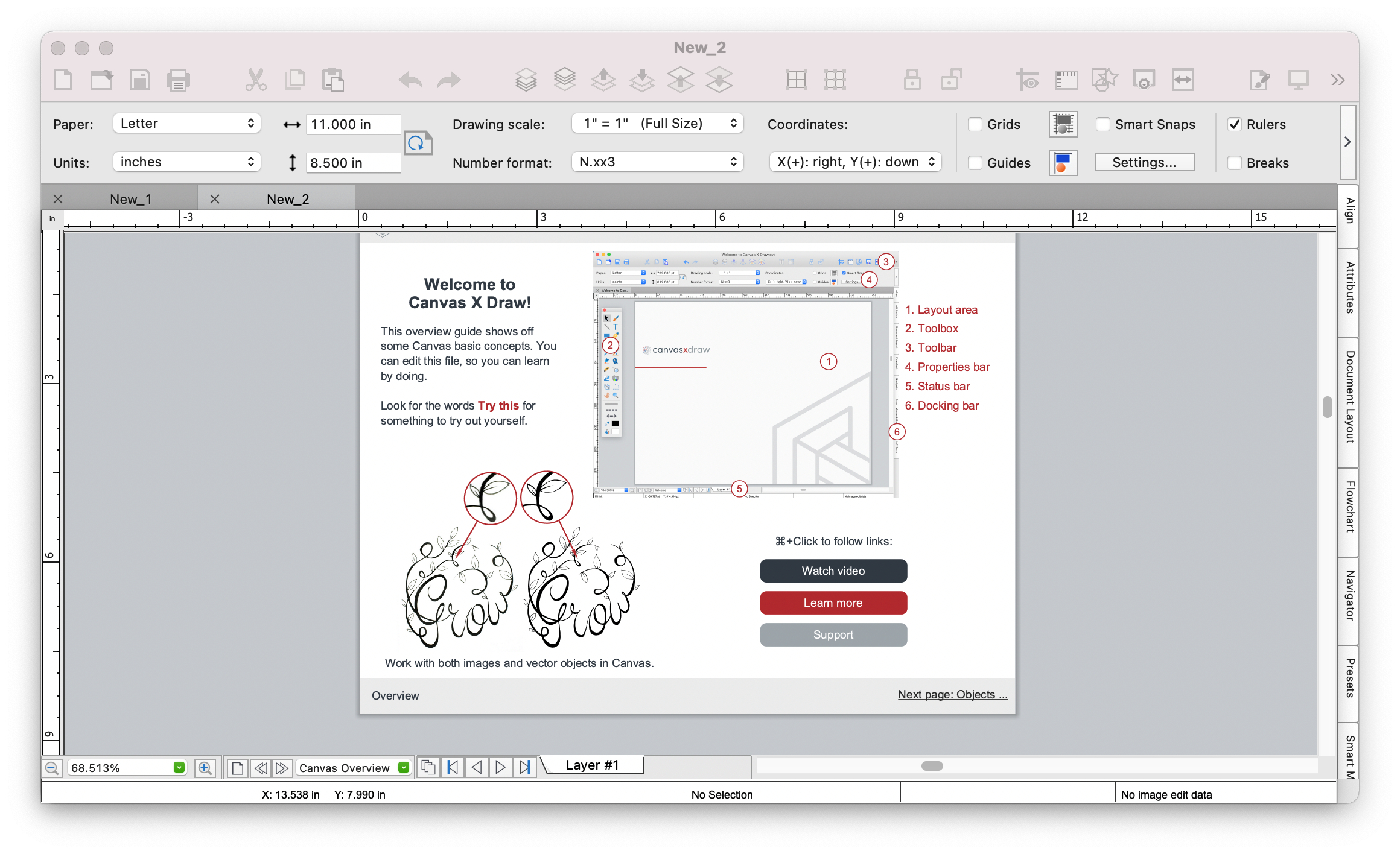 Canvas X Draw 7.0.1 破解版 专业的插图绘制软件插图 Canvas X Draw 7.0.1 破解版 专业的插图绘制软件