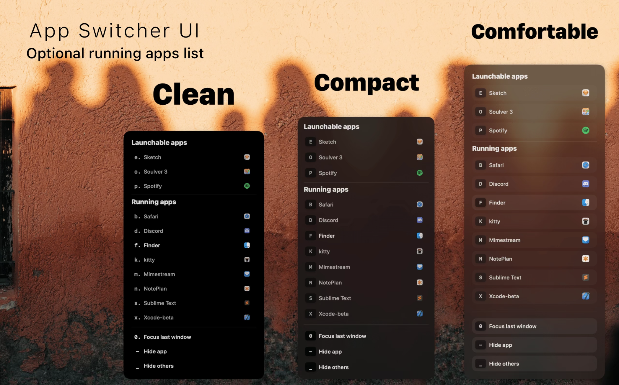 rcmd–App Switcher for mac v2.3.2激活版 快速切换应用工具插图3 rcmd–App Switcher for mac v2.3.2激活版 快速切换应用工具