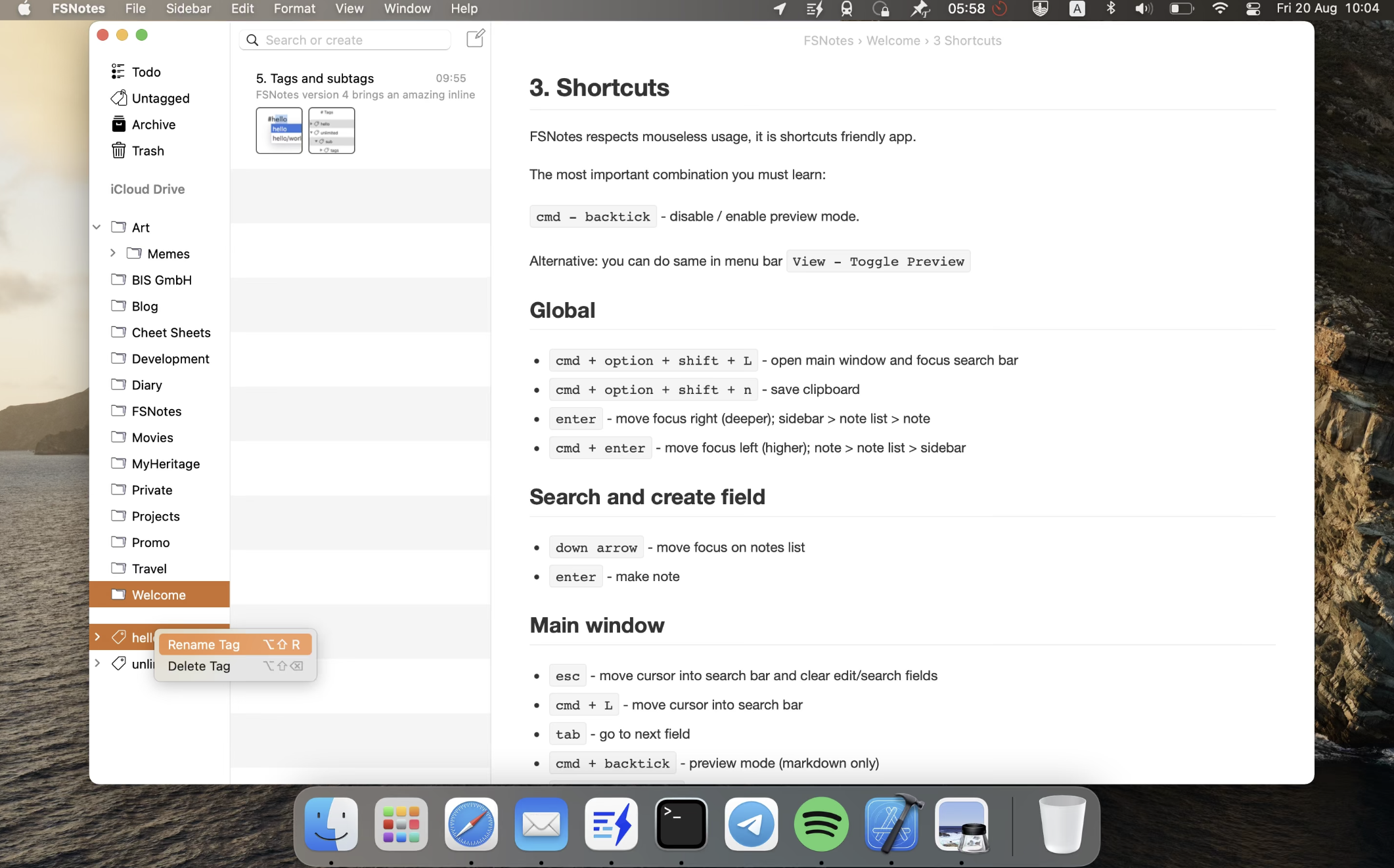 FSNotes for mac v5.4.2(525)中文免激活版 文本处理软件插图 FSNotes for mac v5.4.2(525)中文免激活版 文本处理软件