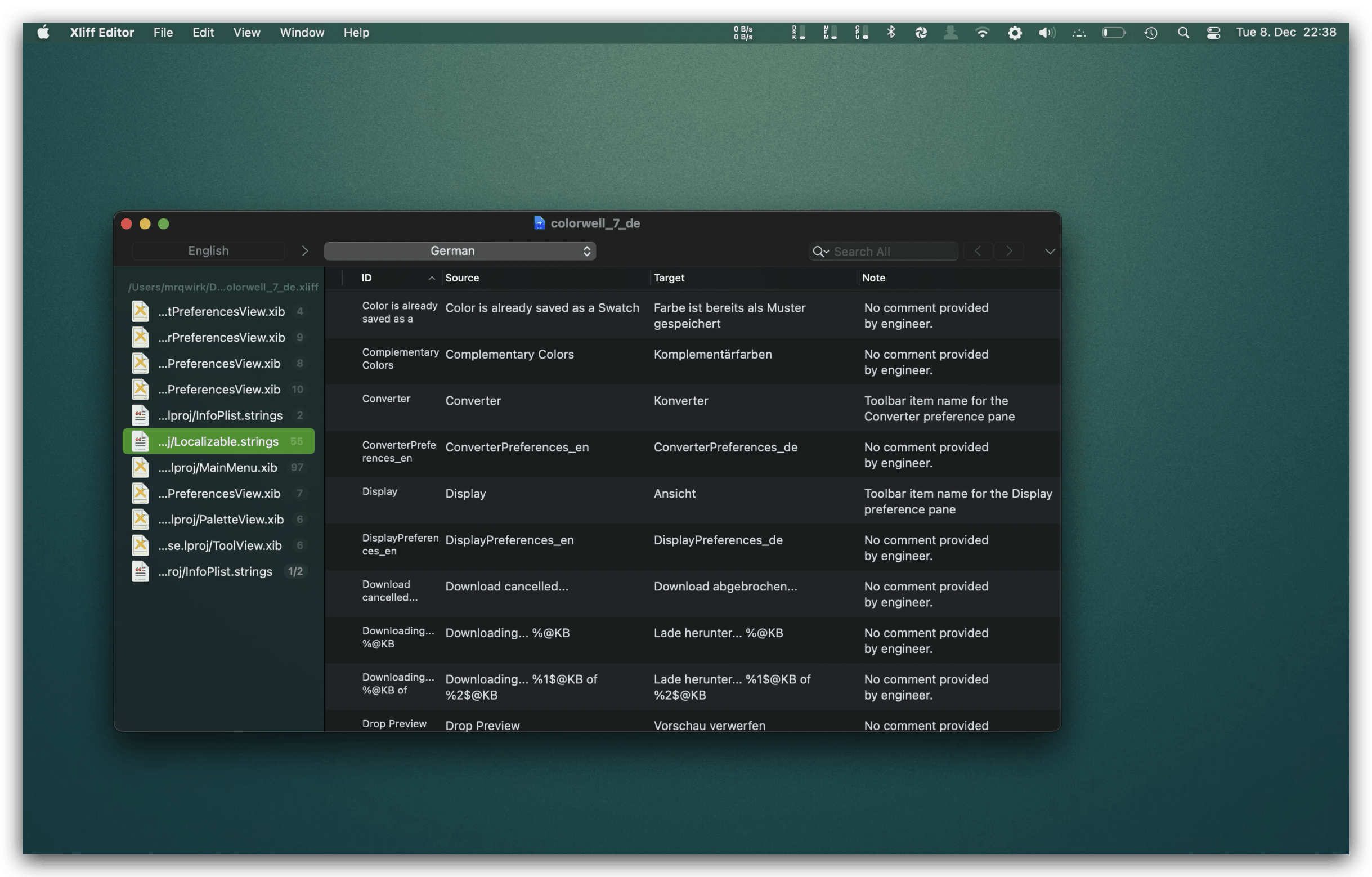 Xliff Editor 2.9.1 破解版 好用的xliff编辑器插图1 Xliff Editor 2.9.1 破解版 好用的xliff编辑器