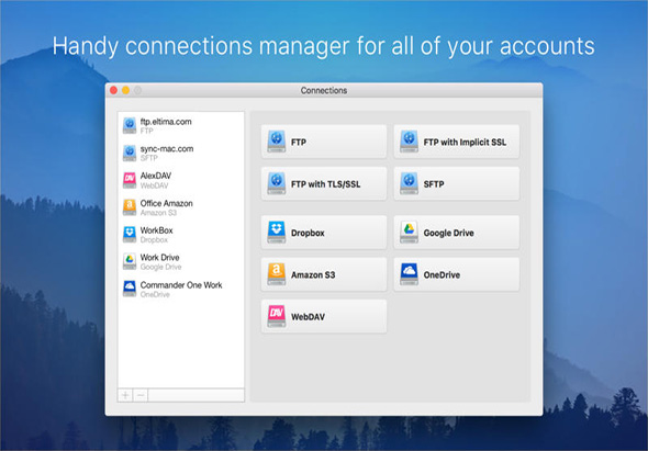 CloudMounter 3.6 把网络云盘放进你的Finder文件里插图 CloudMounter 3.6 把网络云盘放进你的Finder文件里