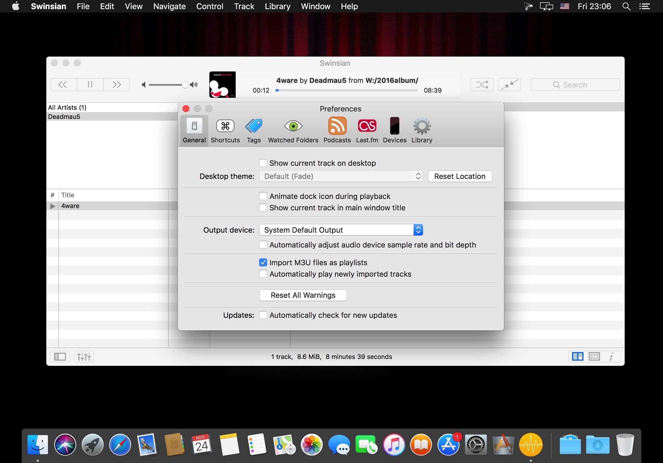 Swinsian 2.3.0 专业的好用的Mac音乐播放器插图 Swinsian 2.3.0 专业的好用的Mac音乐播放器