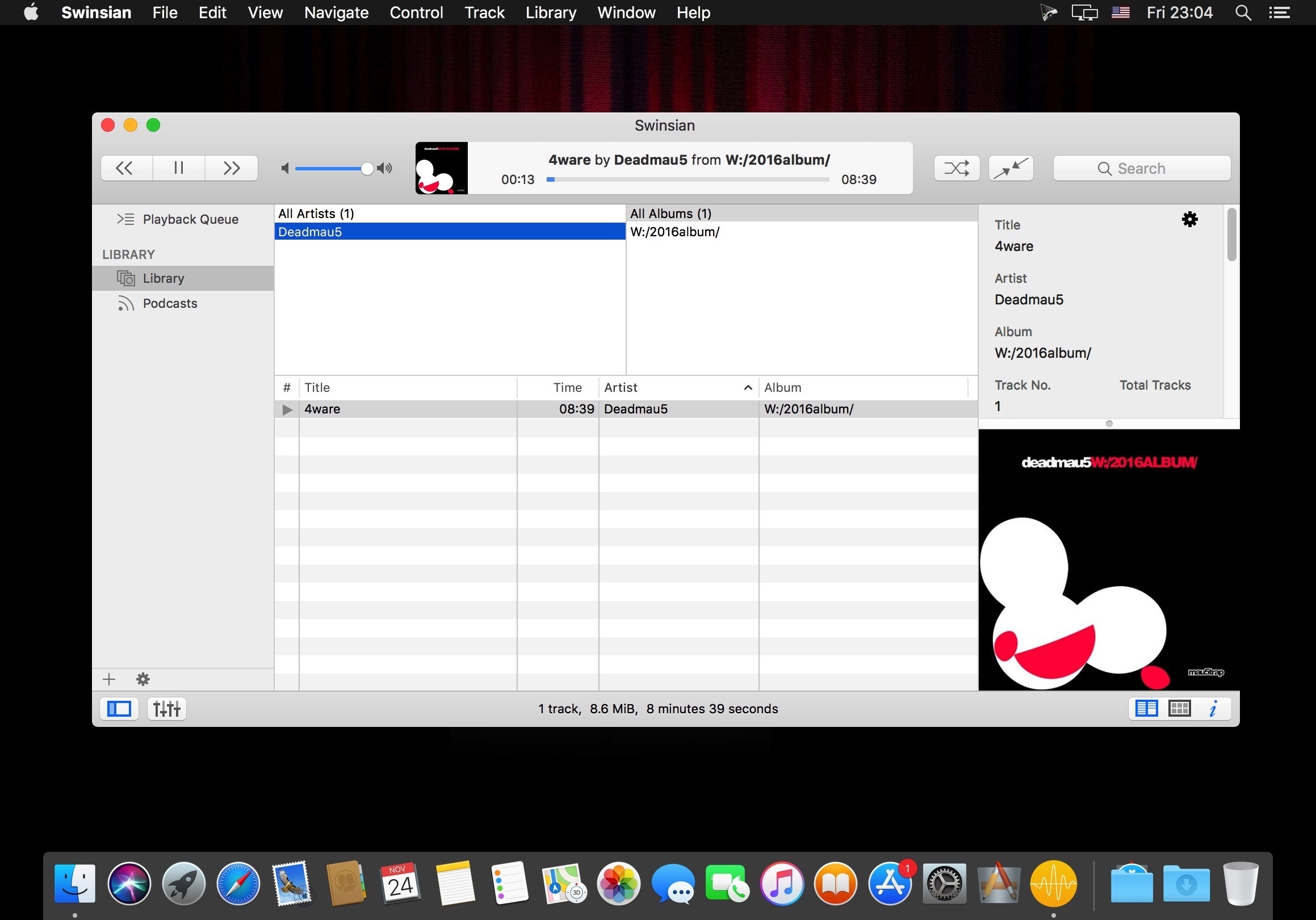 Swinsian 2.3.0 专业的好用的Mac音乐播放器插图1 Swinsian 2.3.0 专业的好用的Mac音乐播放器