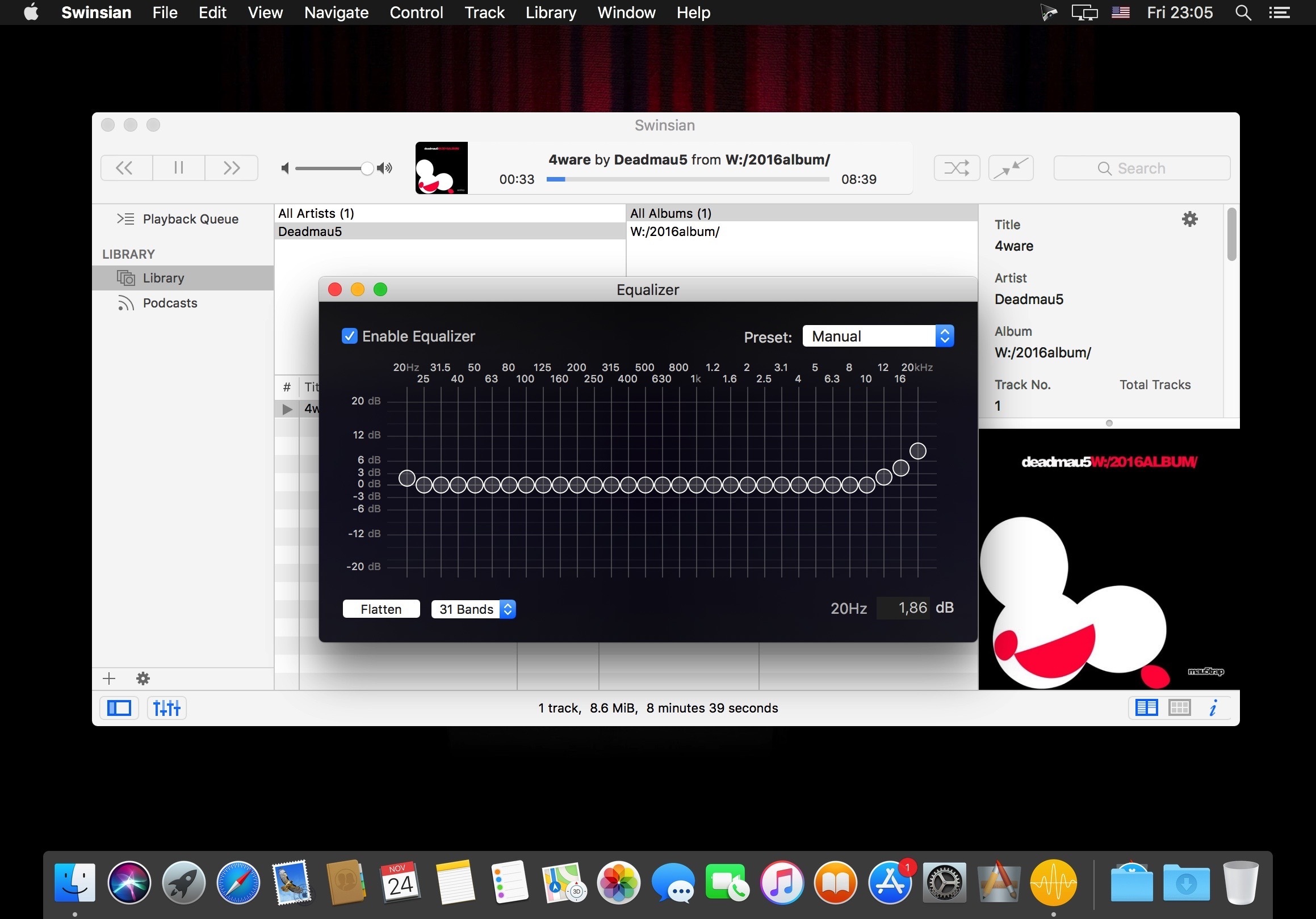 Swinsian 2.3.0 专业的好用的Mac音乐播放器插图2 Swinsian 2.3.0 专业的好用的Mac音乐播放器