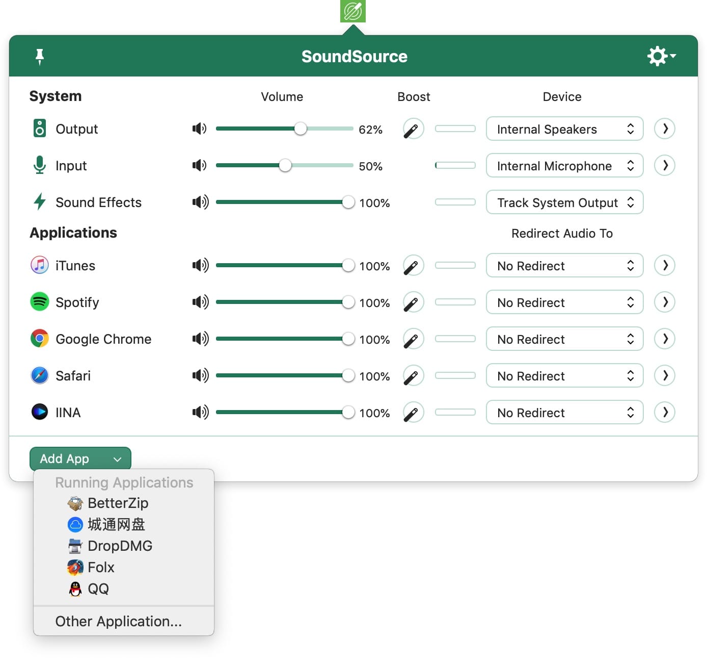SoundSource for Mac 4.2.2 优秀的应用音量单独管理工具 影音播放 第2张- SoundSource v5.5.6注册版 功能强大的mac音量控制器