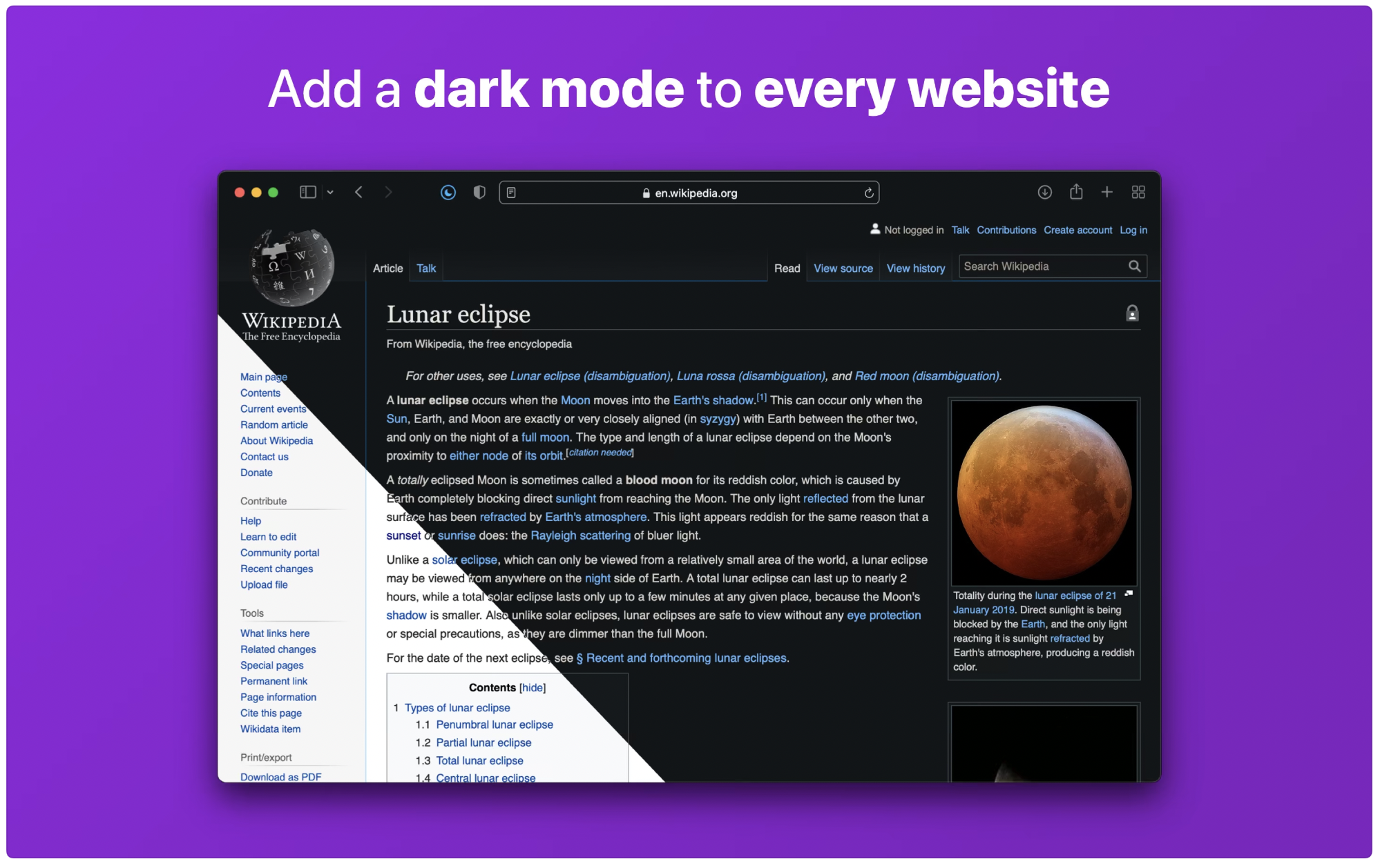Noir – Dark Mode for Safari v2022.2.3激活版 Safari 扩展程序插图2 Noir – Dark Mode for Safari v2022.2.3激活版 Safari 扩展程序