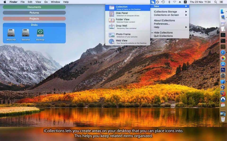 iCollections 6.4.3 (64321) 组织你的桌面图标插图3 iCollections 6.4.3 (64321) 组织你的桌面图标