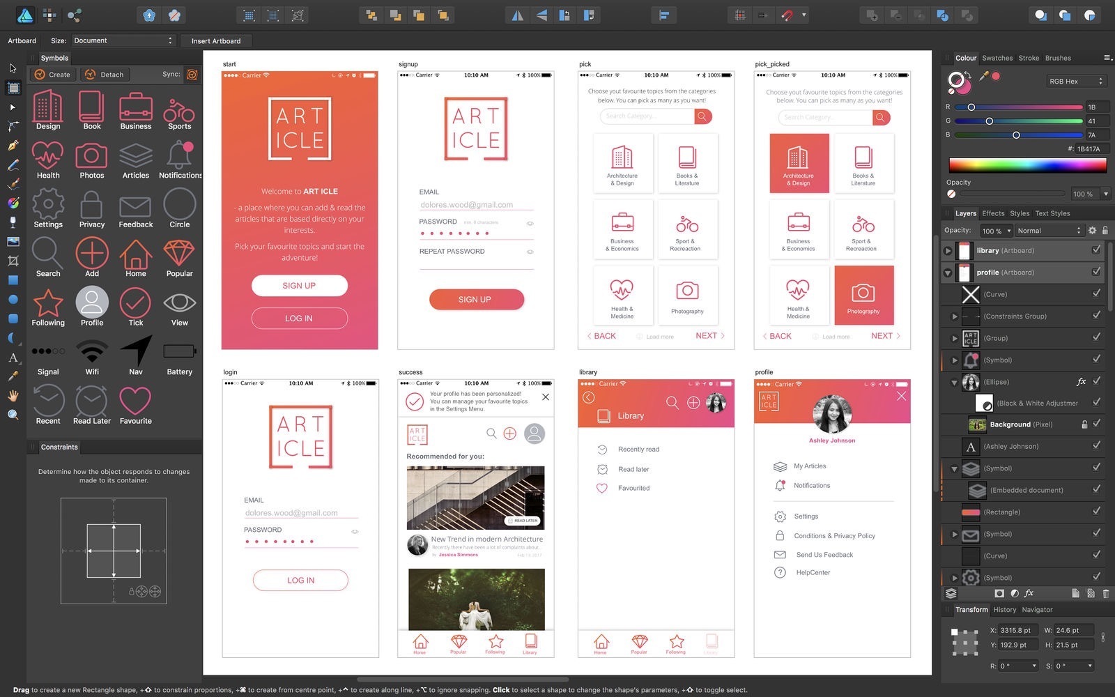 Affinity Designer Beta 1.8.3.1 迅捷、流畅、精确的矢量图形设计工具插图 Affinity Designer Beta 1.8.3.1 迅捷、流畅、精确的矢量图形设计工具
