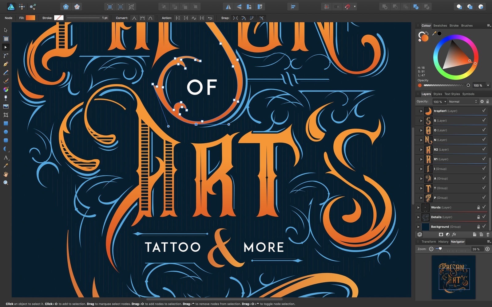 Affinity Designer Beta 1.8.3.1 迅捷、流畅、精确的矢量图形设计工具插图1 Affinity Designer Beta 1.8.3.1 迅捷、流畅、精确的矢量图形设计工具